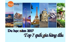 Top 7 quốc gia hàng đầu cho du học năm 2017