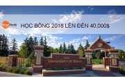 Học bổng 2018 lên đến $40,000 tại Đại học công lập IDAHO, Mỹ