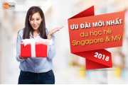 Ưu đãi đợt 2 cho chương trình du học hè Singapore Lion Island và Mỹ Victoria 2018