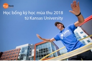 Học bổng cho 4 năm đại học lên đến 36,000 USD từ trường Đại học Kansas, Mỹ