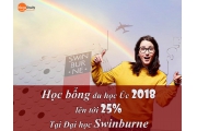 Học bổng du học Úc 2018 lên đến 25% tại Đại học kĩ thuật Swinburne