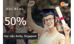 Học bổng KHỦNG 50% khóa MBA – Học viện Amity Singapore 2018