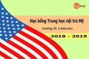 Học bổng trung học nội trú Mỹ trường St. Catherine's 2018 – 2019