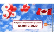 Du học Canada sau dịch Covid-19: Sinh viên quốc tế có thể được nhập cảnh trở lại từ 20/10/2020