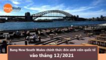 TIN SIÊU HOT: Bang New South Wales – Úc chính thức đón sinh viên quốc tế vào tháng 12/2021
